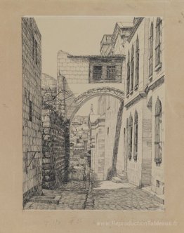 Une partie de l'arc ancien appelé Ecce Homo