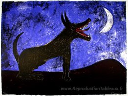 Chien de lune