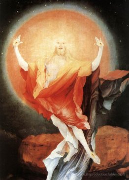 La résurrection du Christ (détail de l'aile droite du retable d'
