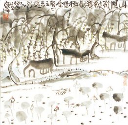 Le vent souffle, les saules balancent