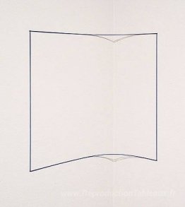 Pièce d'angle du jour bleu