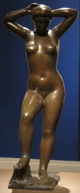 Bather mettant ses cheveux