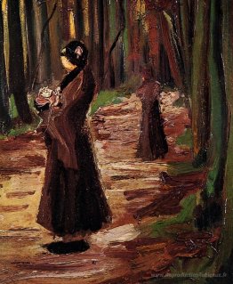 Deux femmes dans les bois