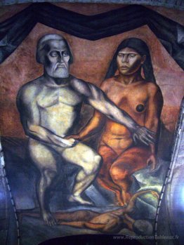 Cortés et La Malinche