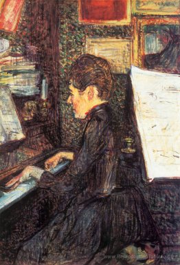 Mademoiselle dihau au piano