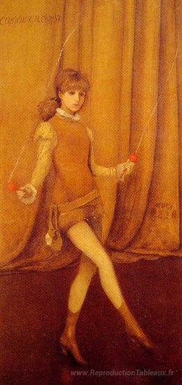 Harmonie en jaune et or la fille dorée Connie Gilchrist