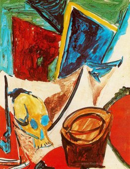 Composition avec crâne (étude)