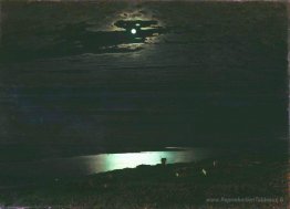 Nuit au clair de lune sur le dnieper