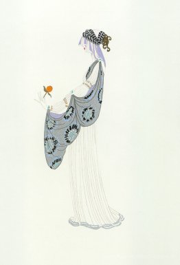 Dame avec une rose