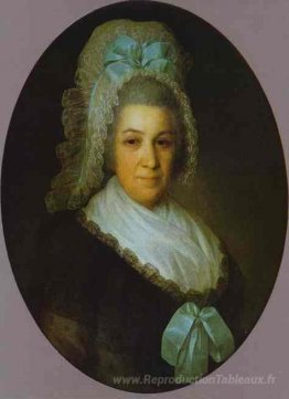 Portrait d'une femme inconnue dans une casquette blanche