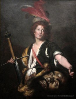 David avec la tête de Goliath