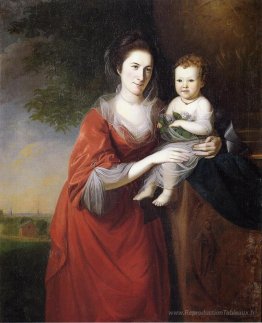 Mme John Dickenson et sa fille