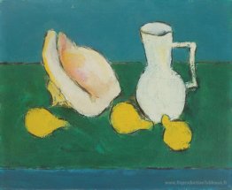 Nature morte avec coquillage et fruits