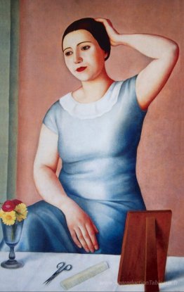 Femme se faisant