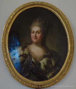 Portrait de Catherine II. Répéter la version d'un portrait (aprè