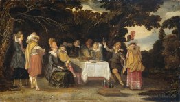 Elegant Company Dining en plein air
