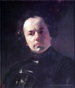 Portrait de Ya. F. Yanenko avec armure