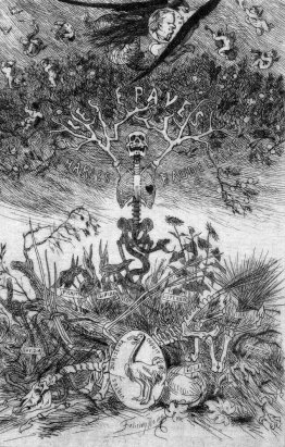 Illustration pour «Les Epaves» par Charles Baudelaire