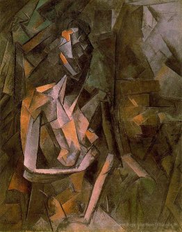 Femme assise nue
