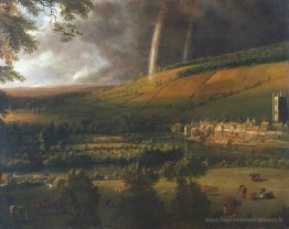 Paysage avec arc-en-ciel, Henley sur la Tamise
