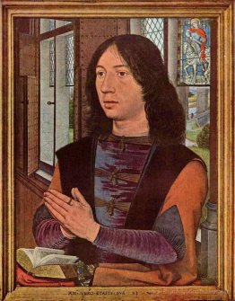 Le donateur, de l'aile droite du diptyque de Maerten van Nieuwen