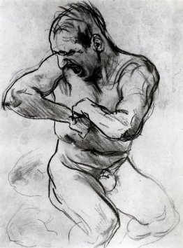 Homme hurlant (également connu sous le nom d'étude de l'enfer)