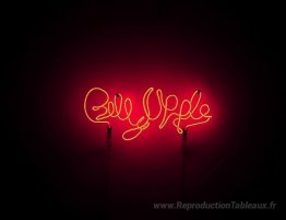 Signature néon (rouge)