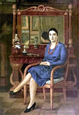 Portrait de Z.D.R. (Dame en bleu)