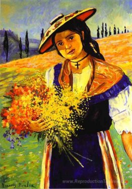 Jeune fille aux fleurs