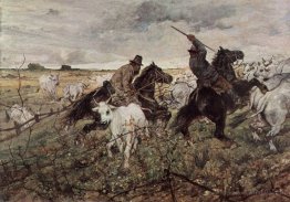 Cowboys et troupeaux dans la Maremma