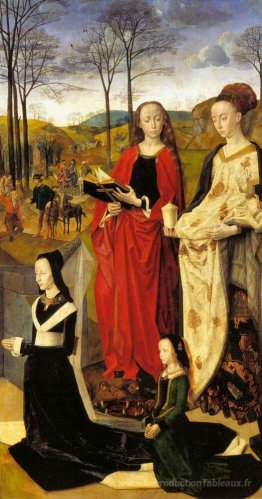Le plus tard Portinari, St. Mary Magdalen et St. Margaret avec M