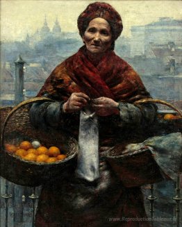 Femme juive vendant des oranges