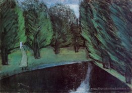 Sur la rive de Harta Pond
