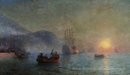 Columbus naviguant de Palos
