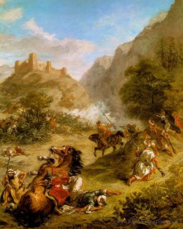 Escarmur des Arabes dans les montagnes