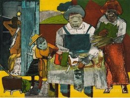 La famille (autour de la table à manger)