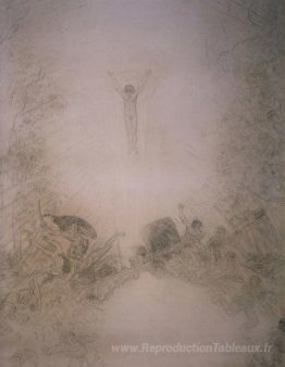 Le Christ s'élevant au ciel