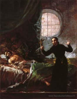 St. Francis Borgia aidant une mourante impéniteuse