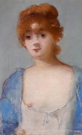 Jeune femme dans un négligé