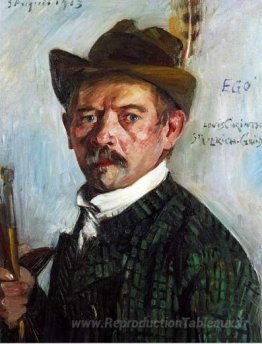 Autoportrait dans un chapeau tyrolien