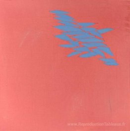 Sans titre (bleu, rouge)