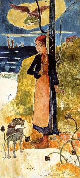 Jeanne d'Arc, ou Breton Girl Spinning