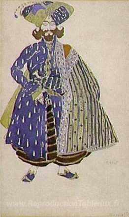 Aide de camp du shah, conception de costumes pour la production