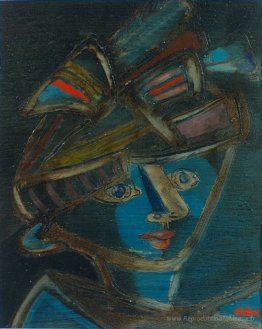 Femme avec chapeau