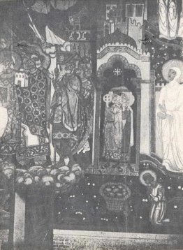 Guerriers à genoux (étude des peintures murales pour la chapelle