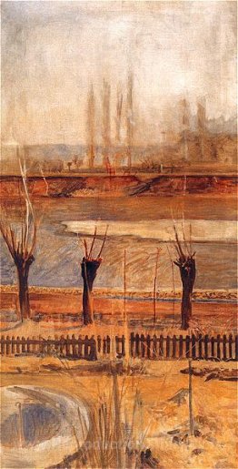 Le paysage au-dessus de la vistule