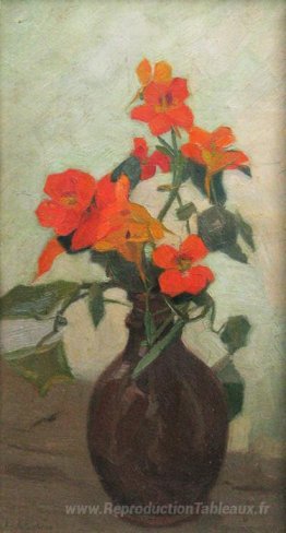Edelweiss dans Brown Vase