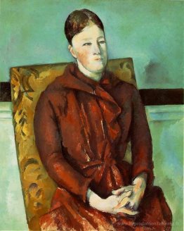 Madame cezanne dans une chaise jaune