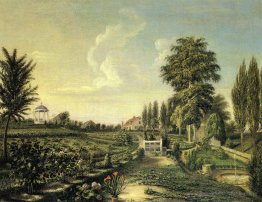 Vue du jardin de Belfield