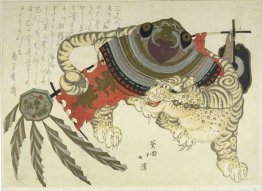 Tiger portant une armure